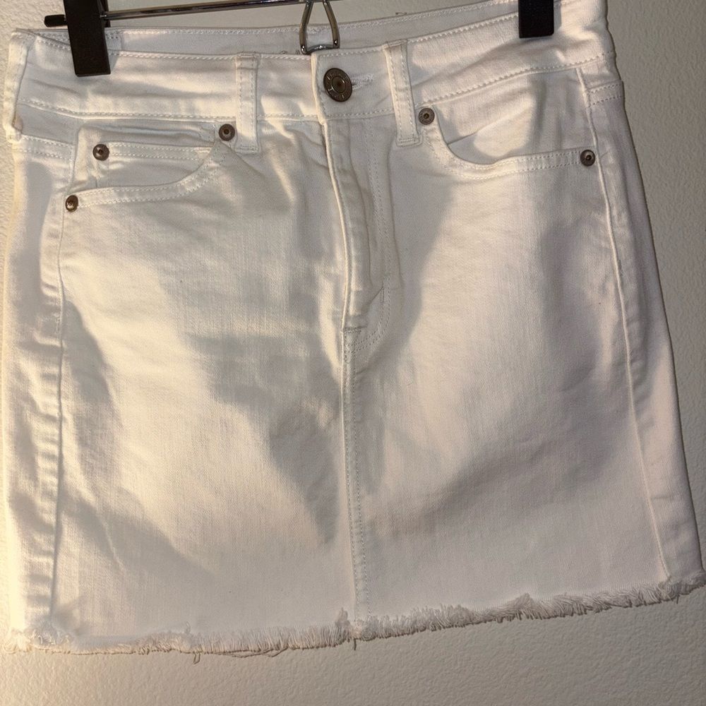 SOLD American Eagle Outfitters Crisp White Denim Skirt